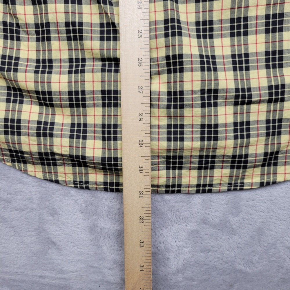 J Crew Shirt Men Large Vintage Oarsman Button Up Dress Tartan Plaid Cotton Adult - Picture 5 of 6